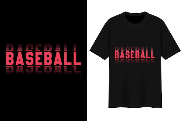 Baseball T-shirt Design.