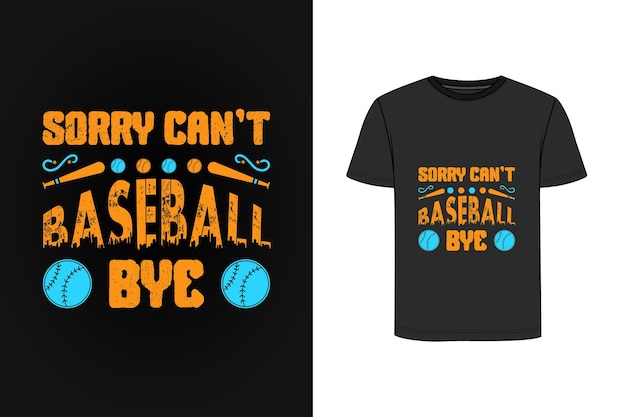 Baseball typography vintage t shirt design Premium Vector