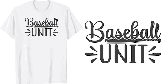 baseball unit SVG TShirt Design