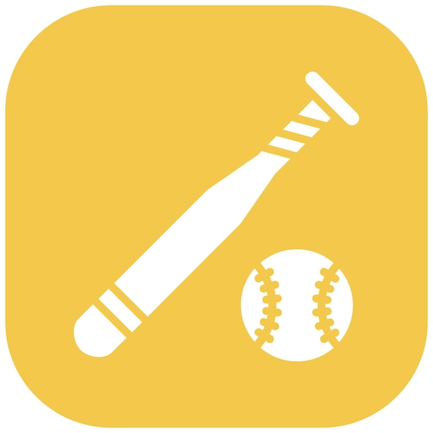 Baseball Vector Illustration Style