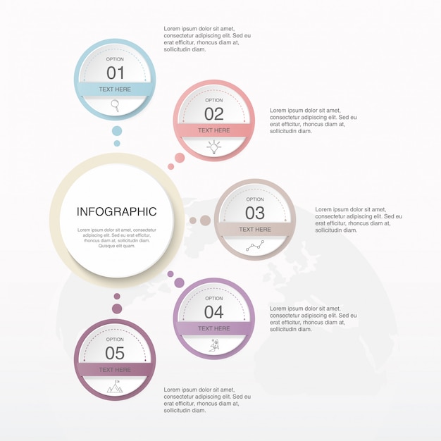 Basic Infographics circles