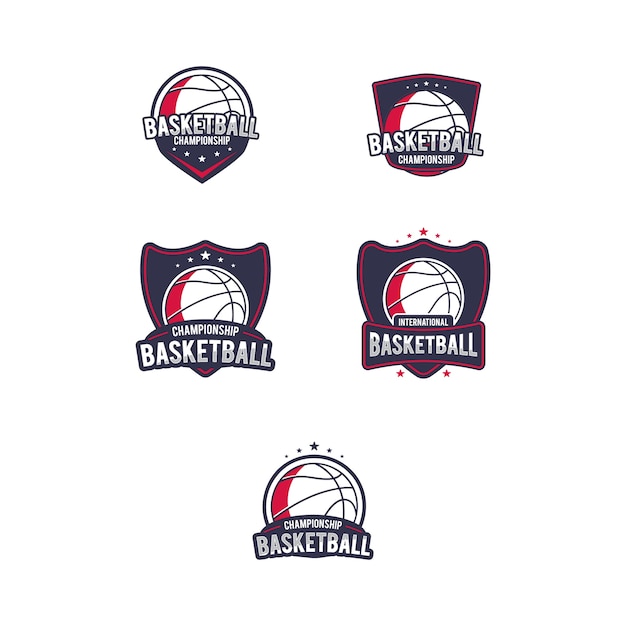 Basket Ball Logo Set