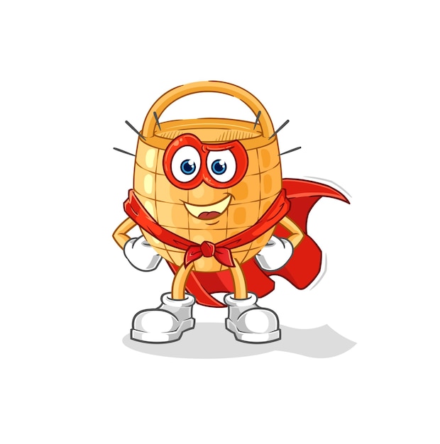 Basket heroes vector cartoon character