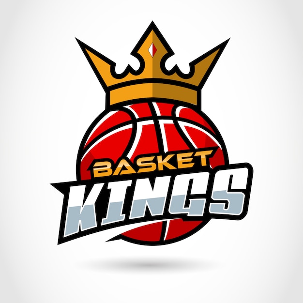 Basket Kings. Sport, Basketball Logo Template.