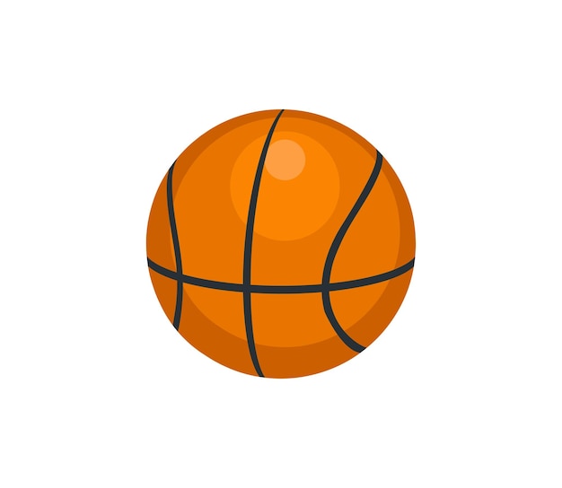 Basketball ball vector isolated icon. Emoji illustration. Basketball ball vector emoticon