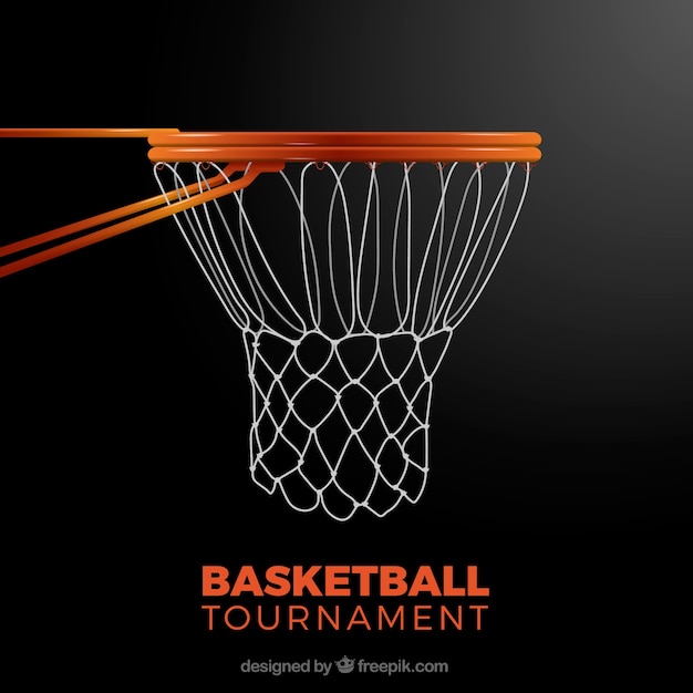 Basketball basket background