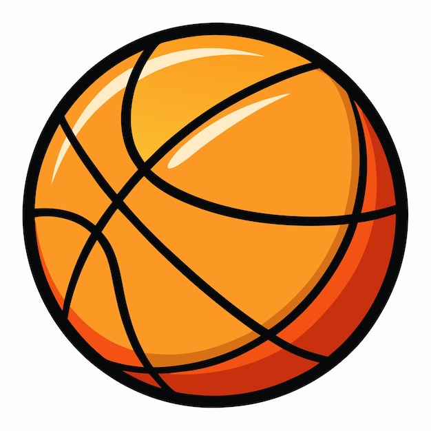 basketball clipart vector