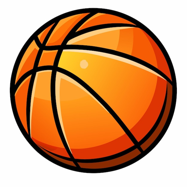 basketball clipart vector