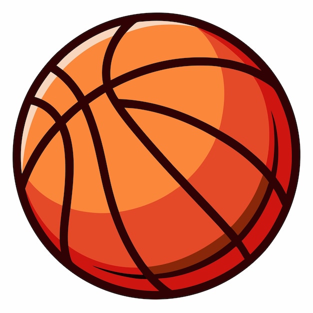 basketball clipart vector