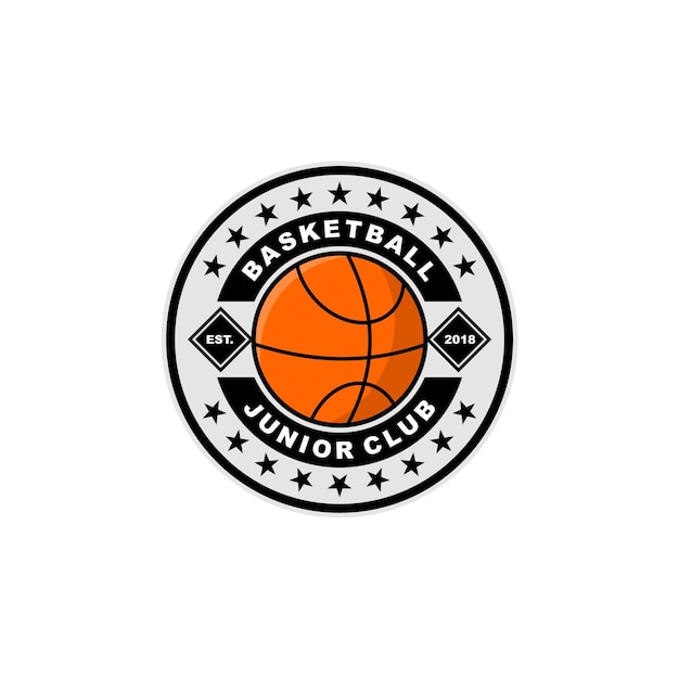 Basketball club vector logo design