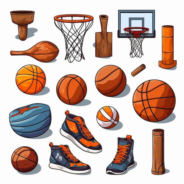 Basketball Elements set