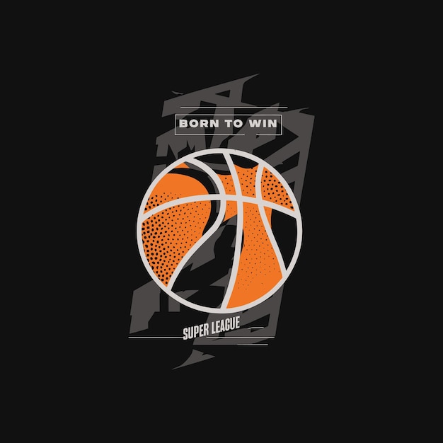 Vector basketball graphic vector tshirt design