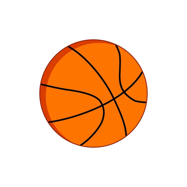 basketball icon of color style vector