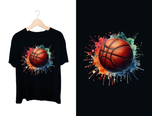 Basketball illustration typography perfect for t shirt design