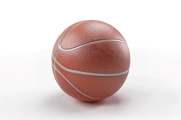 Vector a basketball is shown with a white stripe on the bottom