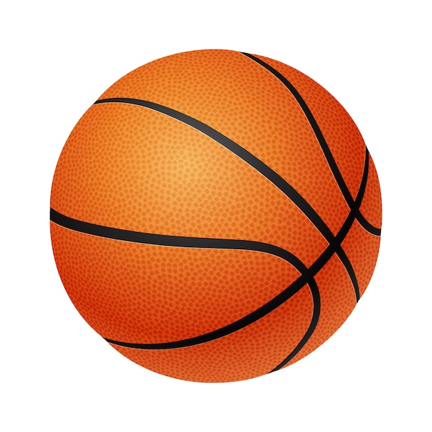 Basketball isolated on a white background