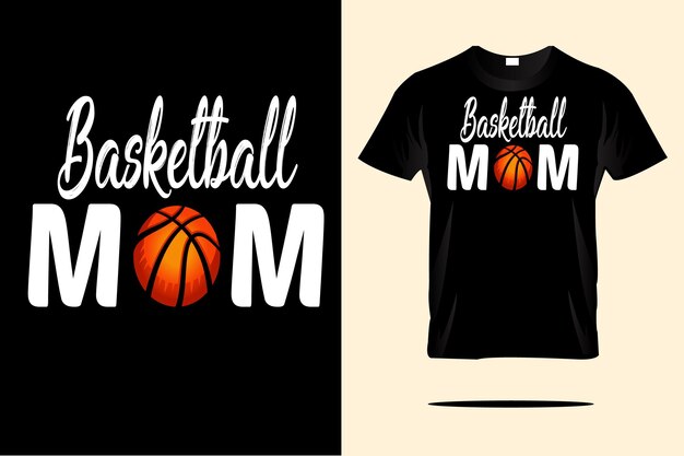 Vector basketball mom t shirt design