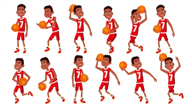 Basketball Player Child Set 