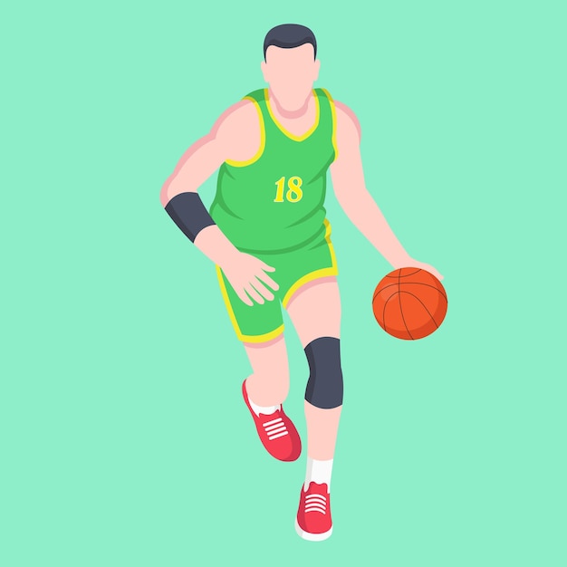 basketball player vector