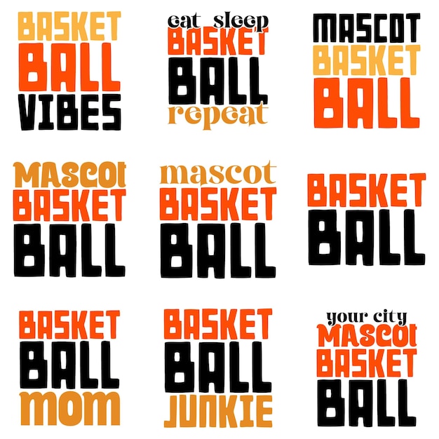 Vector basketball retro svg design file