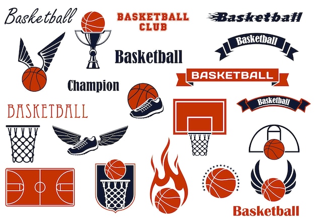 Basketball sport game and design elements