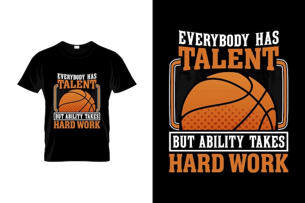 Basketball T-Shirt Design or Basketball poster Design, Basketball Quotes, Basketball Typography