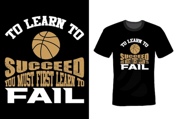 Basketball T shirt design typography vintage