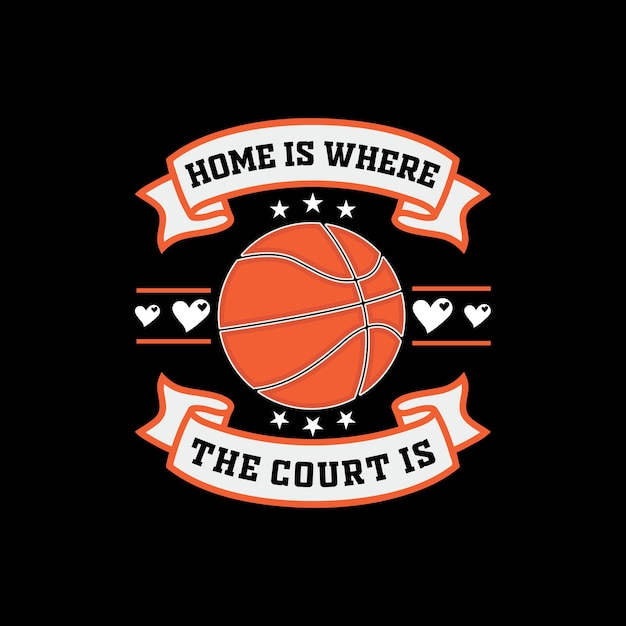 Vector basketball t-shirt design.