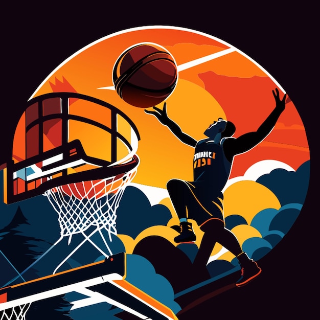 basketball vector illustration