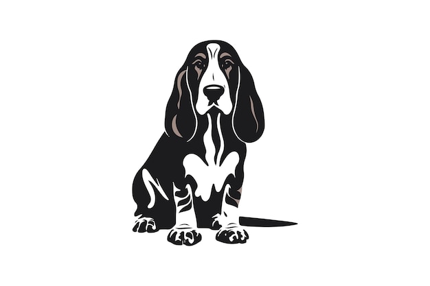 Vector basset fauve de bretagne icon