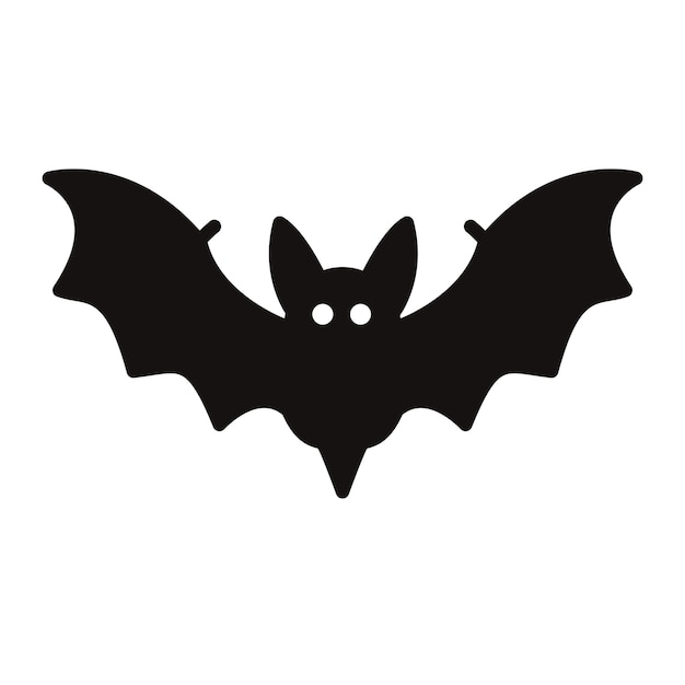 Vector the bat icon is a halloween holiday