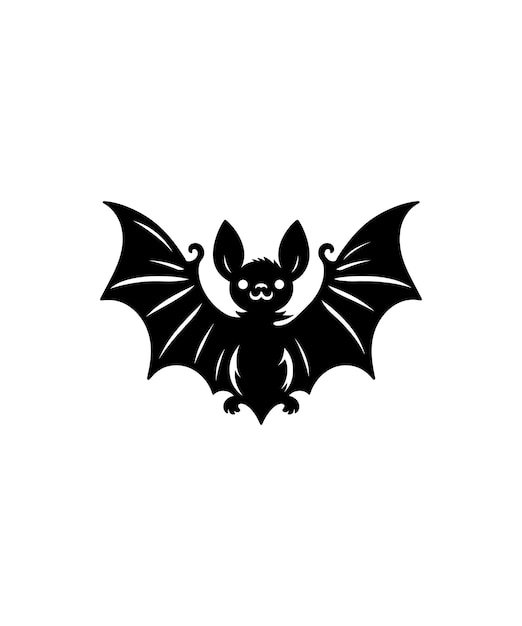 BAT SILHOUETTE VECTOR DESIGN ILLUSTRATION