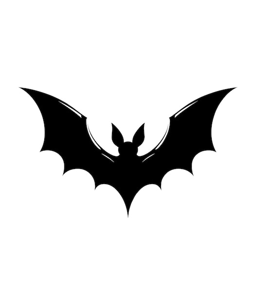 BAT SILHOUETTE VECTOR DESIGN ILLUSTRATION