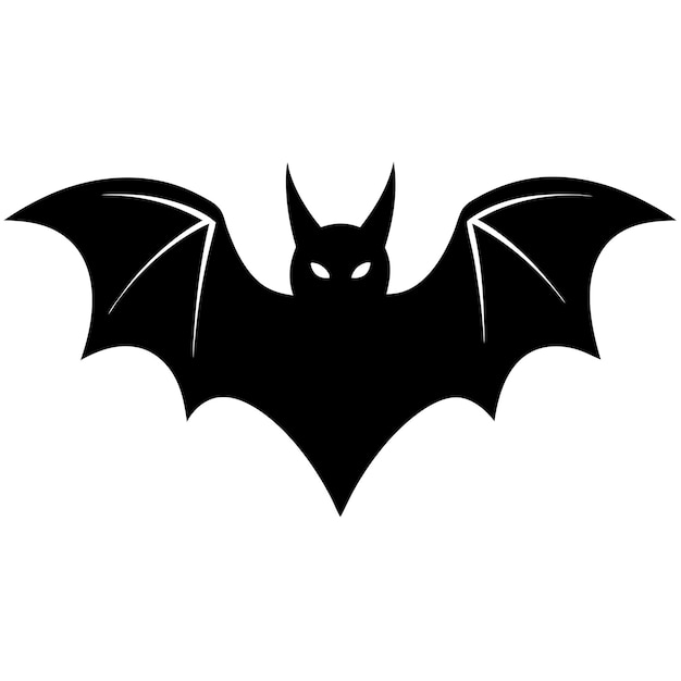 Bat Silhouette Vector Illustration