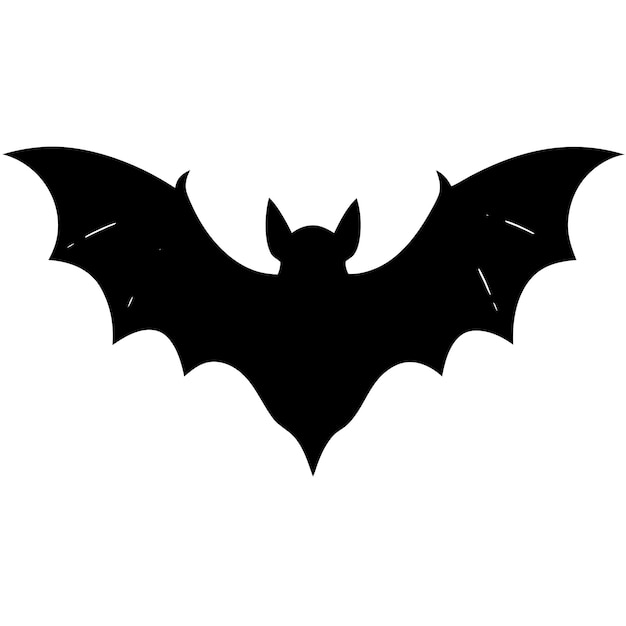 Bat Silhouette Vector Illustration