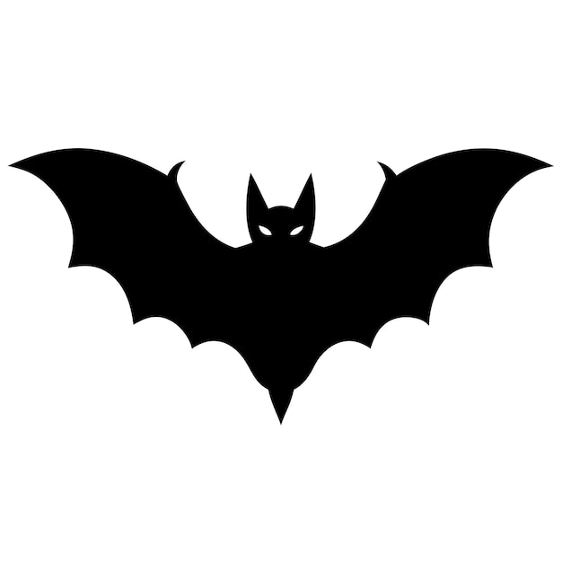 Bat Silhouette Vector Illustration