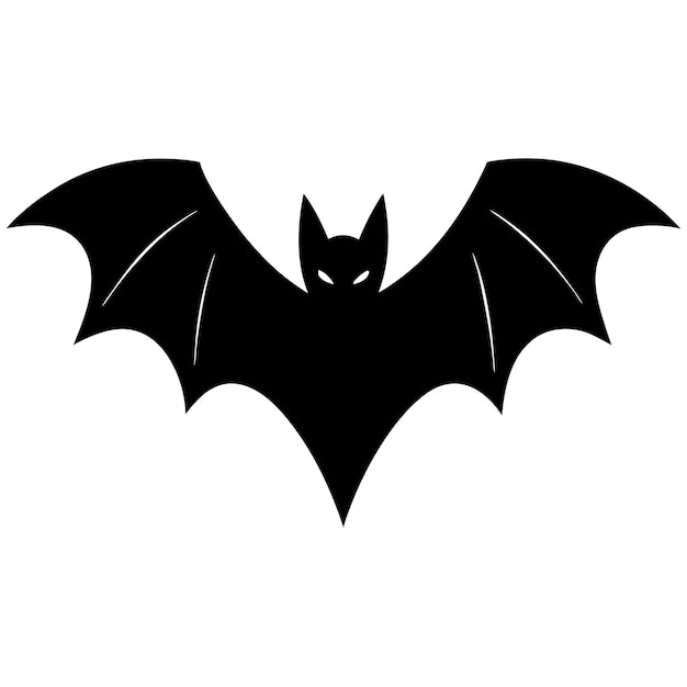 Bat Silhouette Vector Illustration