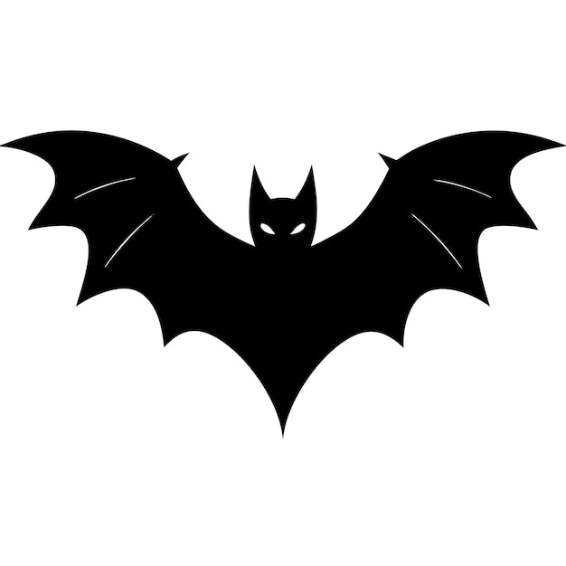 Bat Silhouette Vector Illustration