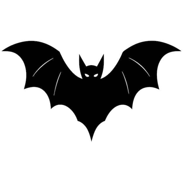 Bat Silhouette Vector Illustration