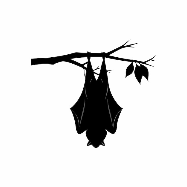 Vector bat silhouette vector