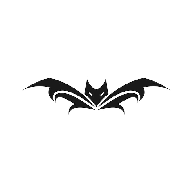 Bat with wing art logo design vector graphic symbol icon sign illustration creative idea