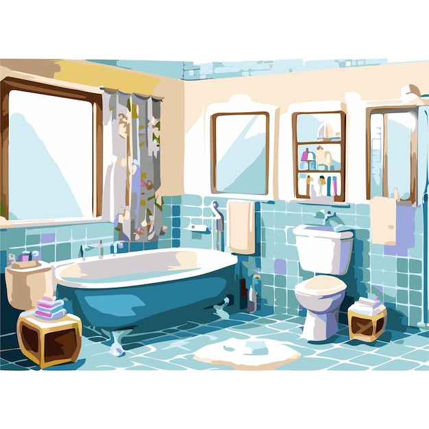 Bathroom vector 5