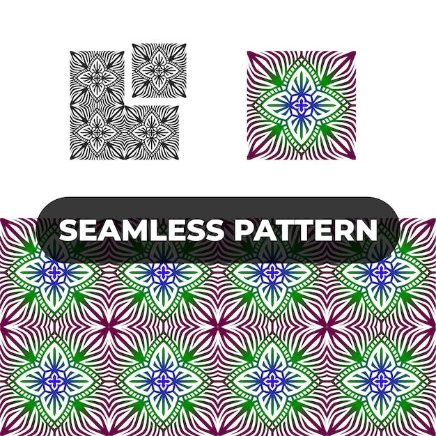 batik, Seamless Batik Pattern, seamless pattern, floral elements, decorative pattern of abstract