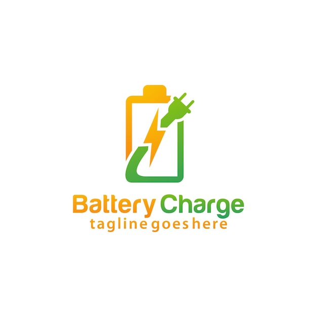 Battery Charge logo design template