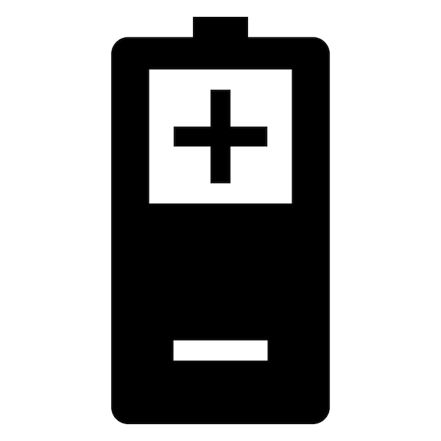 battery hp icon logo vector design