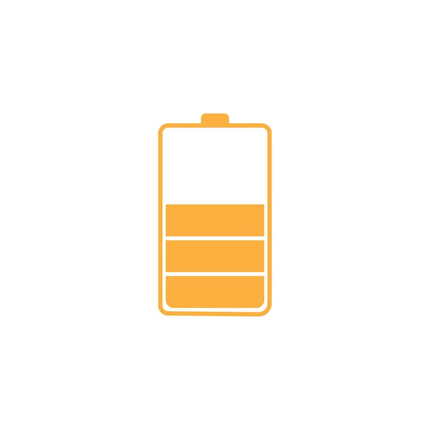 Battery icon design template vector illustration