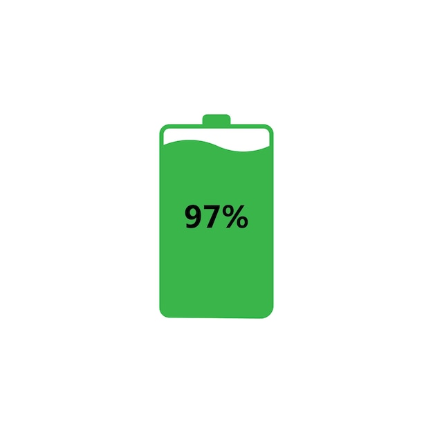 Battery icon design template vector illustration