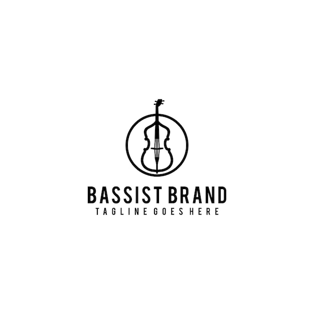 BB initial bassist logo design