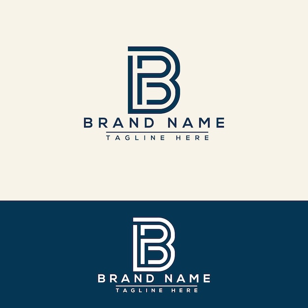 BB Logo Design Template Vector Graphic Branding Element.