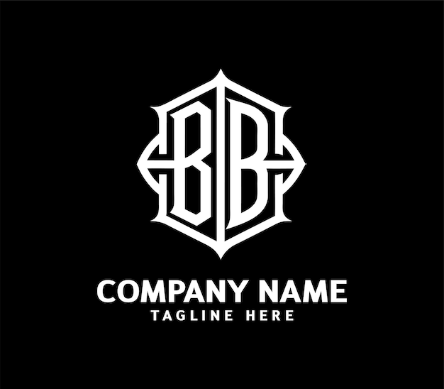 Vector bb modern monogram logo